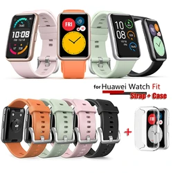 Correas de reloj para Huawei Watch Fit Correa de repuesto de silicona para Huawei Watch Fit nueva Correa de pulsera