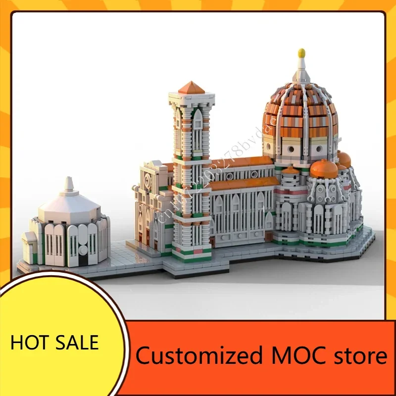 2013 peças catedral de florença venda quente moc criativo feriado streetview quebra-cabeças cityarchitecture aniversário diy montagem presente