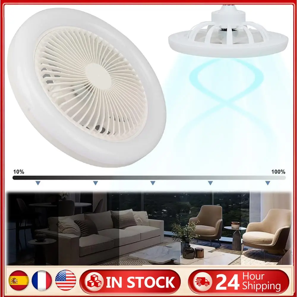 

Потолочный вентилятор с подсветкой Низкопрофильный потолочный вентилятор с дистанционным управлением Потолочный вентилятор для скрытого монтажа с регулируемой яркостью для гостиной, столовой