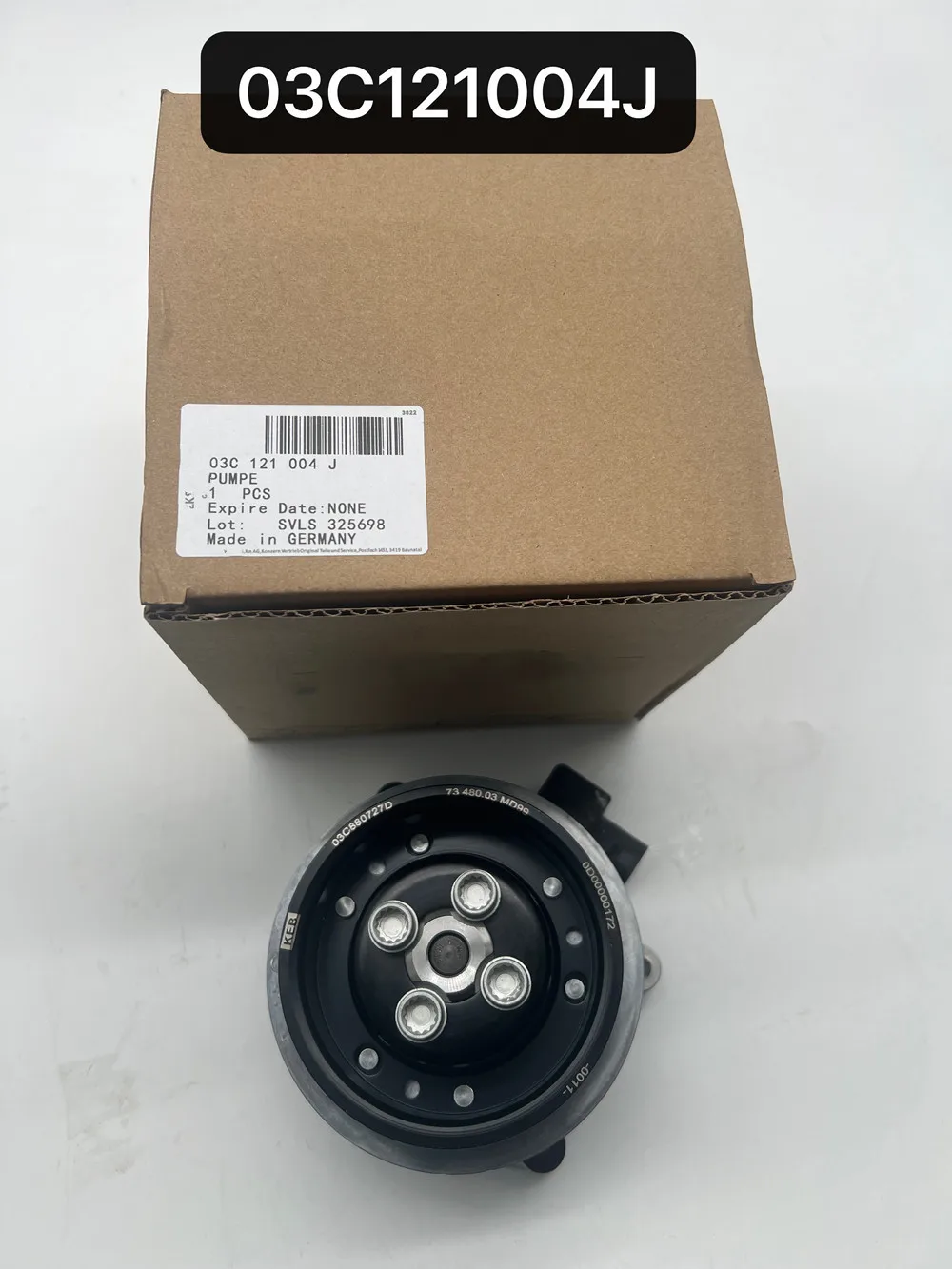 Made In Germany Water Pump Assembly For Volkswagen Audi Seat Skoda Golf Tiguan 1.4 TSI Dual Supercharged 03C880727D 03C121004J