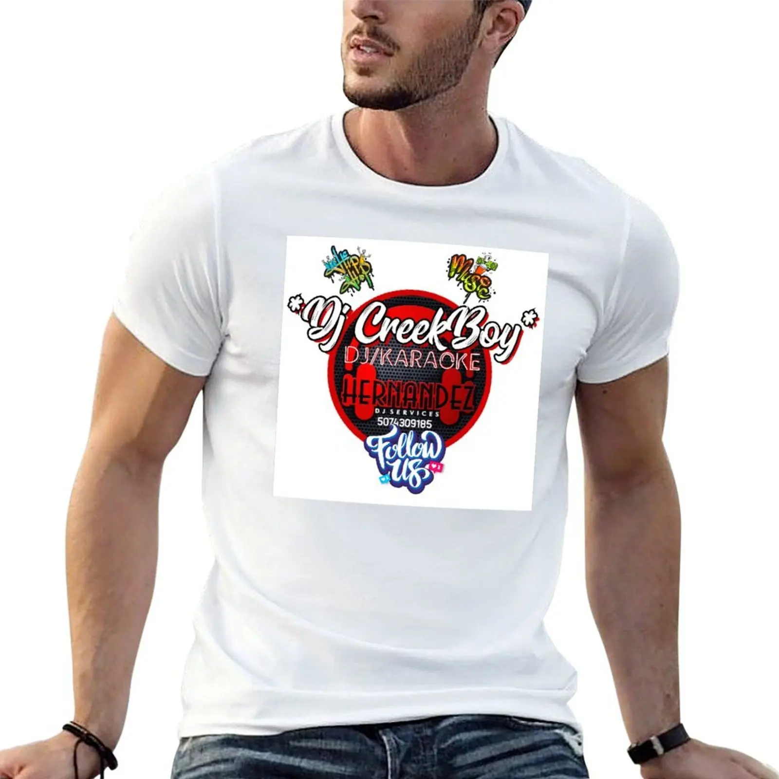 Graffiti T-Shirt blue archive luxury t-shirt Men's clothing