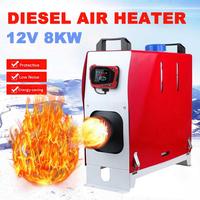 All In One Diesel Air Heater Host 8KW Adjustable 12V LCD English Remote Control Integrated Parking Heater Machine Car Accessorie