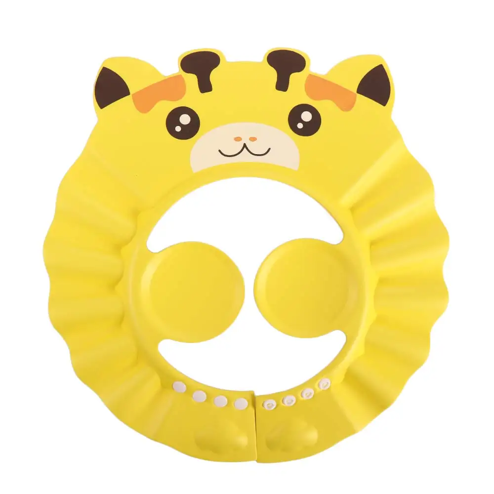 

Safe Soft Protect Eye Infant Ear Protection Hair Wash Hat Waterproof Head Cover Bath Visor Hat Shampoo Cap Baby Bath Hat
