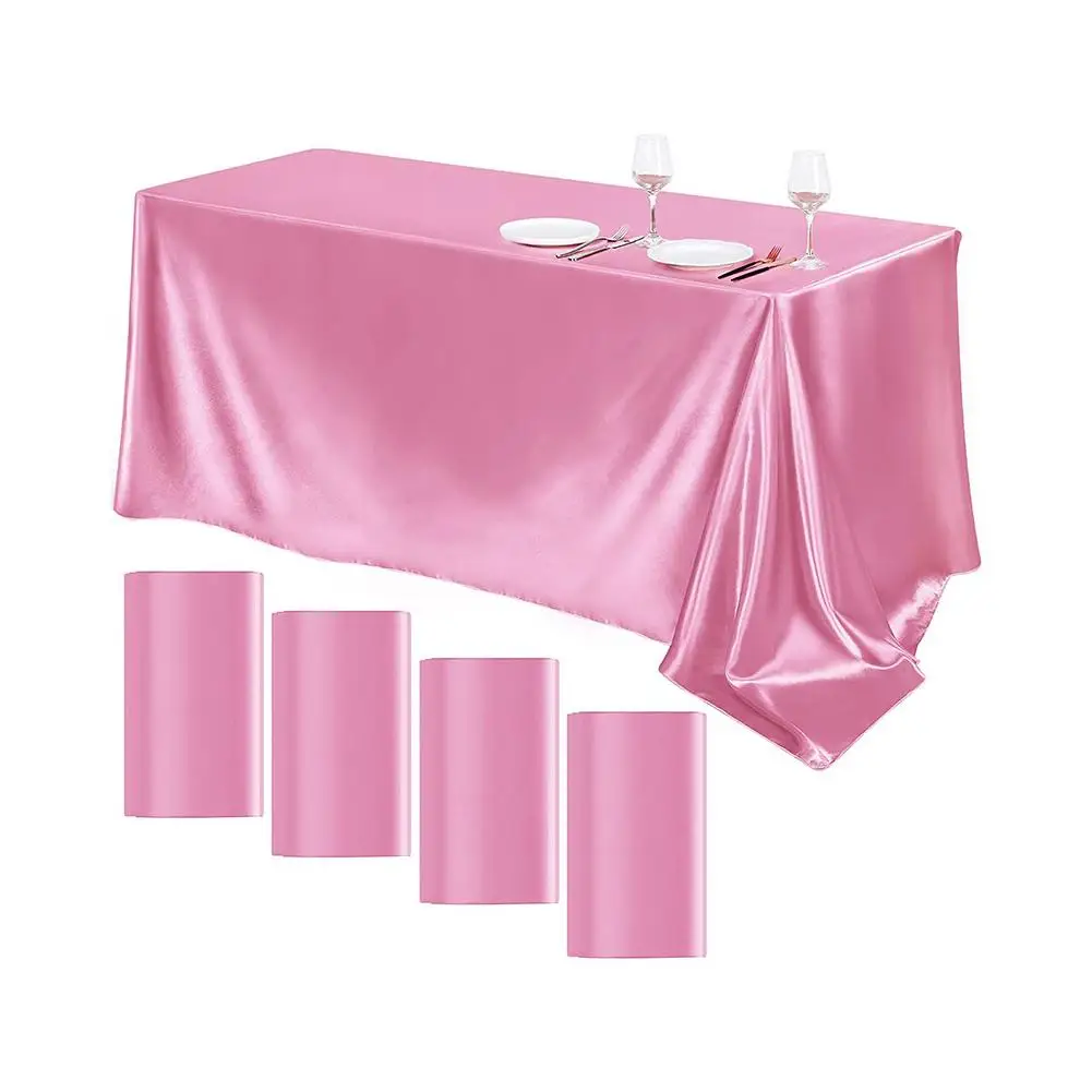 Nappe de Table en Dacron Solide, Couverture pour Anniversaire, Mariage, Banquet, Restaurant, Festival, Fourniture de ix, S3j2