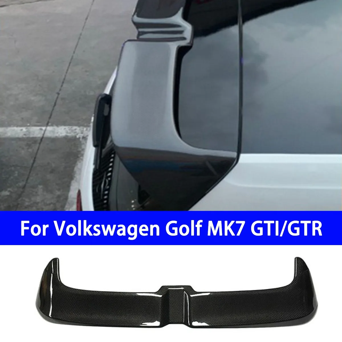 

Suitable for Golf 7GTI Modified Oettinger Model Carbon Fiber Tail High 7GTI Fixed Wing