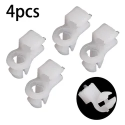 4Pcs Car Door Hole Door Lock Fastener Rod Clip White Universal Auto Door Lock Rod Clip Driver Side Handle Retainer