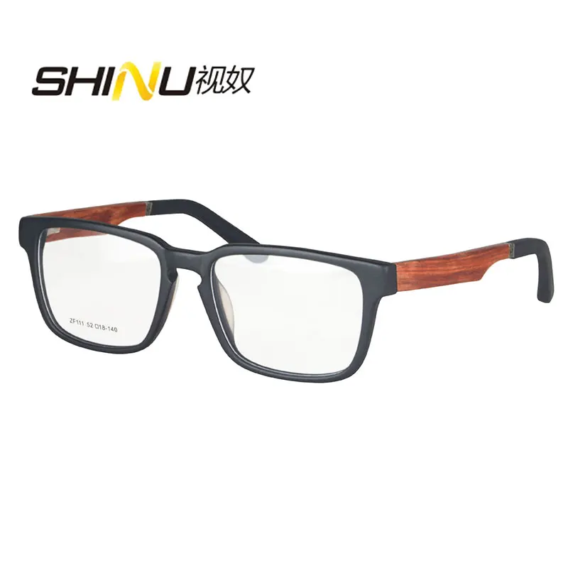 wooden glasses for men freeform multifocal grade glasses near and far custom progressive prescription glasses men  acetate frame