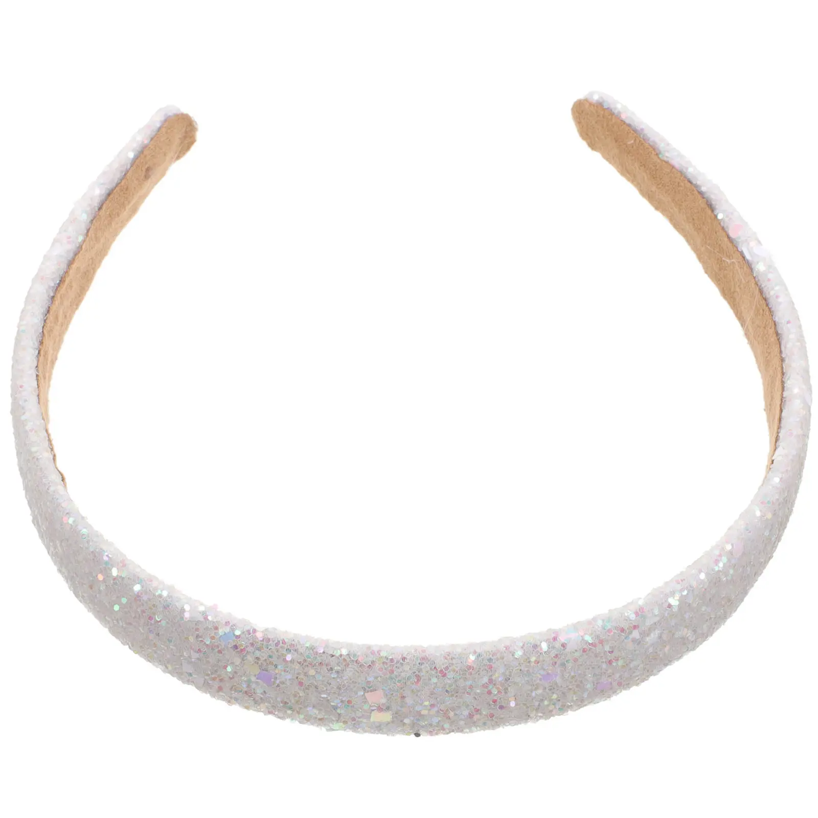 

Colorful Headbands Candy Glitter Sequin Rainbow Hairband For Makeup Yoga Sports Daily Use Female Sparkly Hair Decor