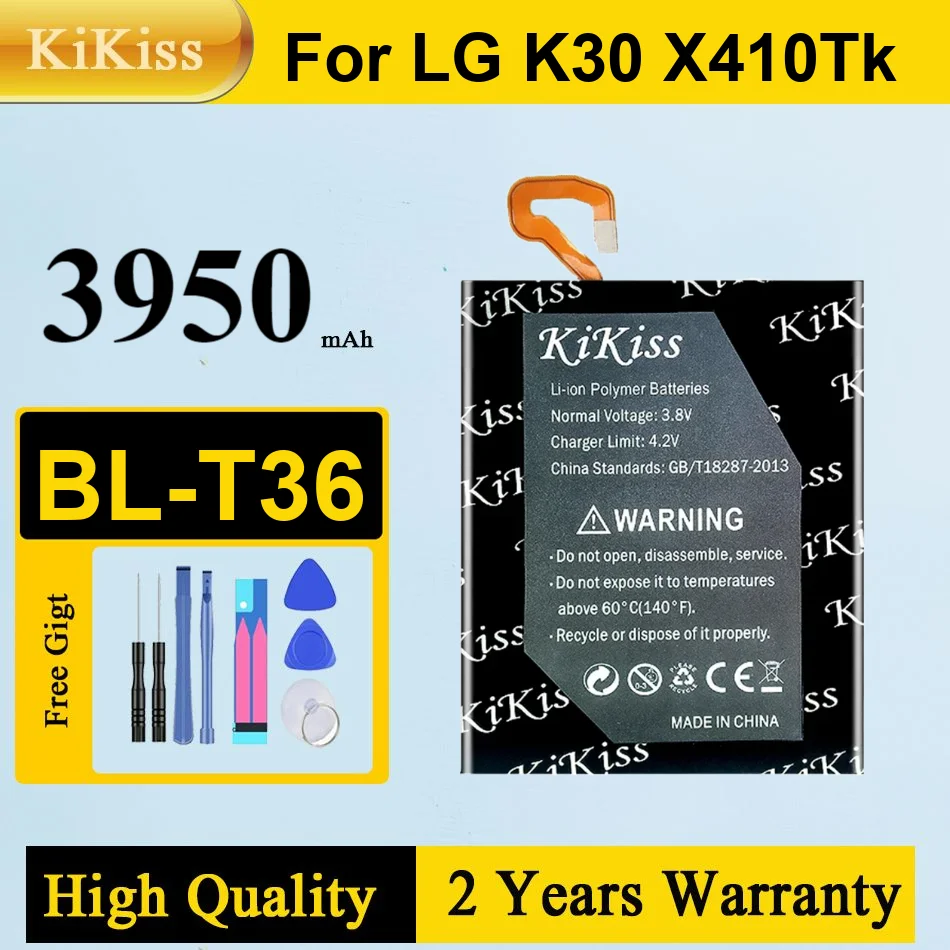 

Аккумулятор мобильного телефона BL-T36 3950 мАч для LG K30 X410TK перезаряжаемый премиум-класса