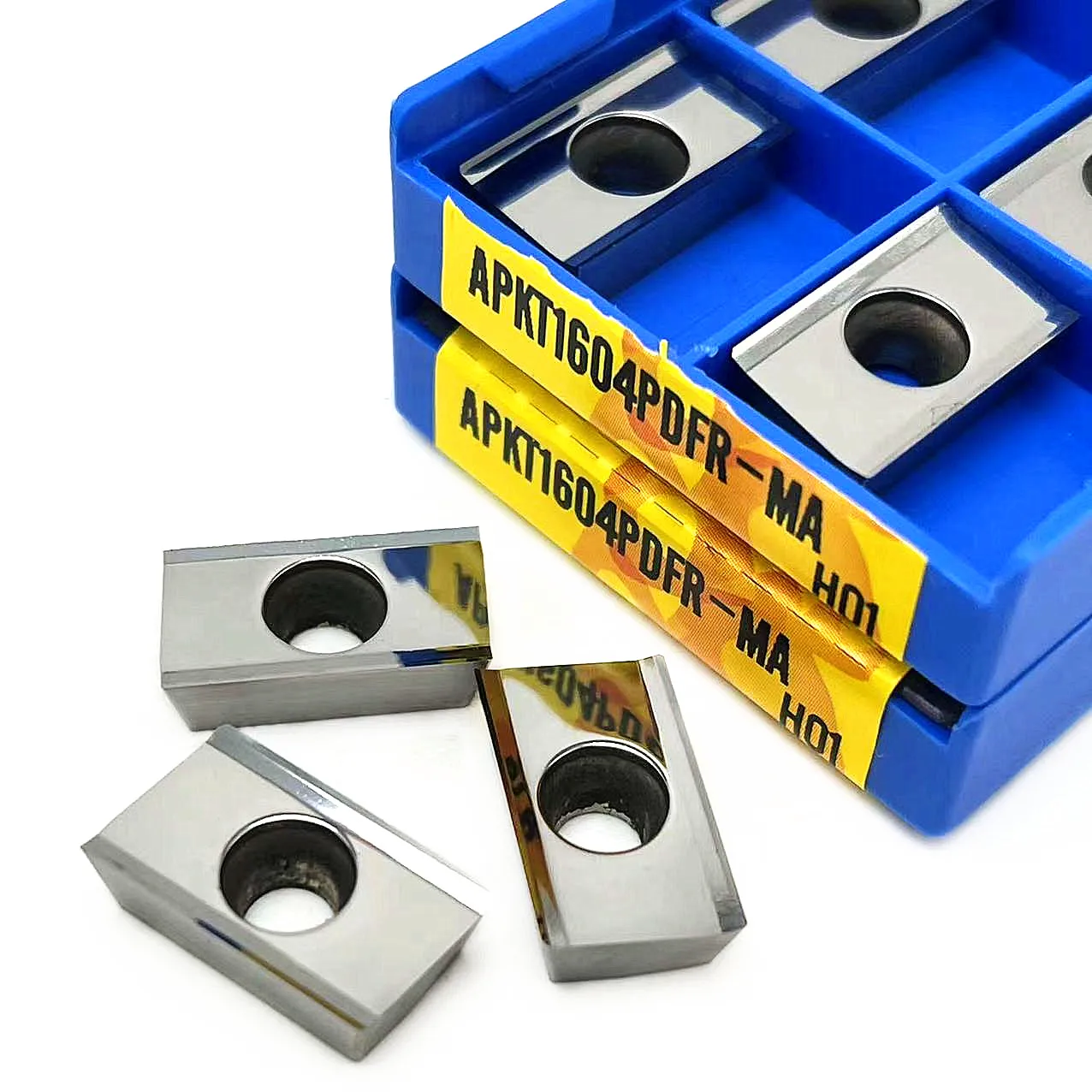 Alumínio torneamento ferramenta para torno CNC, fresagem inserir, APKT1604 PDFR, MA3 H01, alumínio insere, APKT 1604 MA H01
