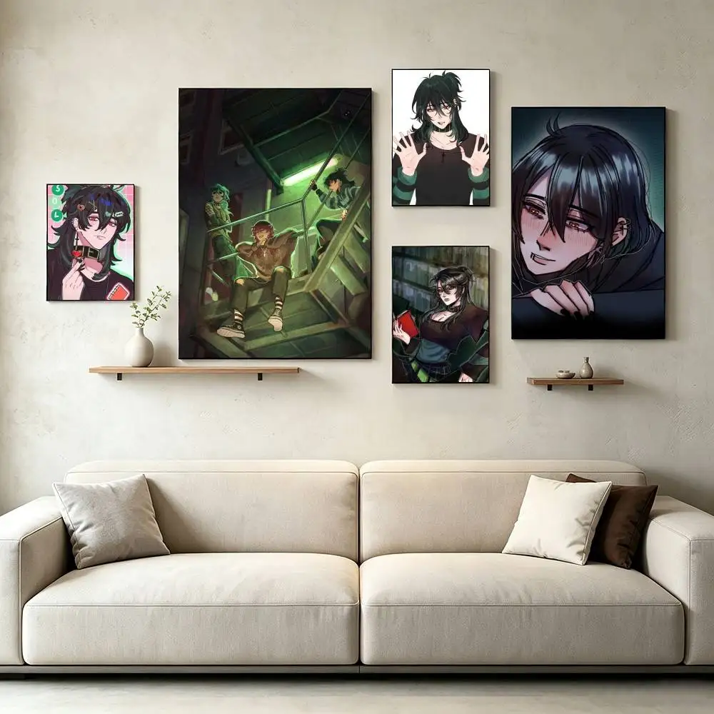 T-TKaTB The Kid At the Back  Poster Waterproof Wall Art Sticker For Bar Living Room Vintage Decor High Quality Print Gift