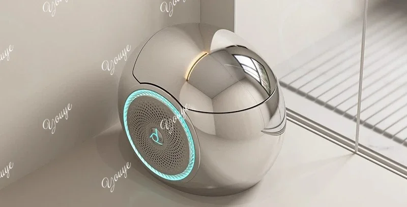 C Silver Smart Toilet, Fully Automatic Integrated, No Water Pressure Limit, Bluetooth Audio Toilet, Household Bathroom Toilet