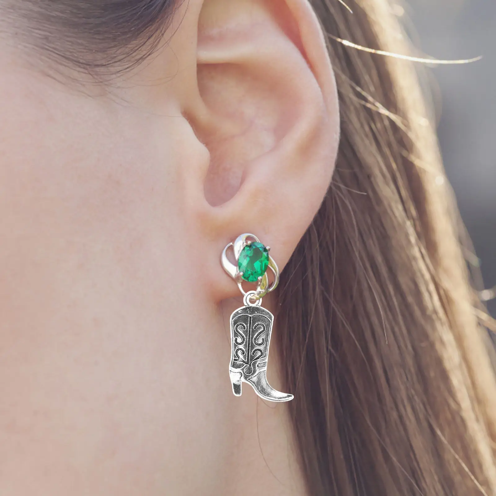 

100Pcs Adorable Boot-Design Alloy Charms DIY Jewelry Pendants Necklace Key Ring Hanging Charm Jewelry Making Supplies Unique