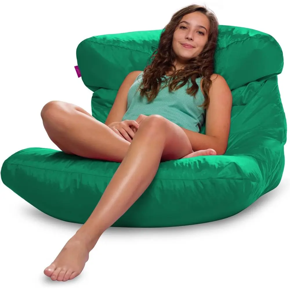 

Microsuede Bean Bag Chair for Gaming, Reading, and TV Watching by Laguna Lounger