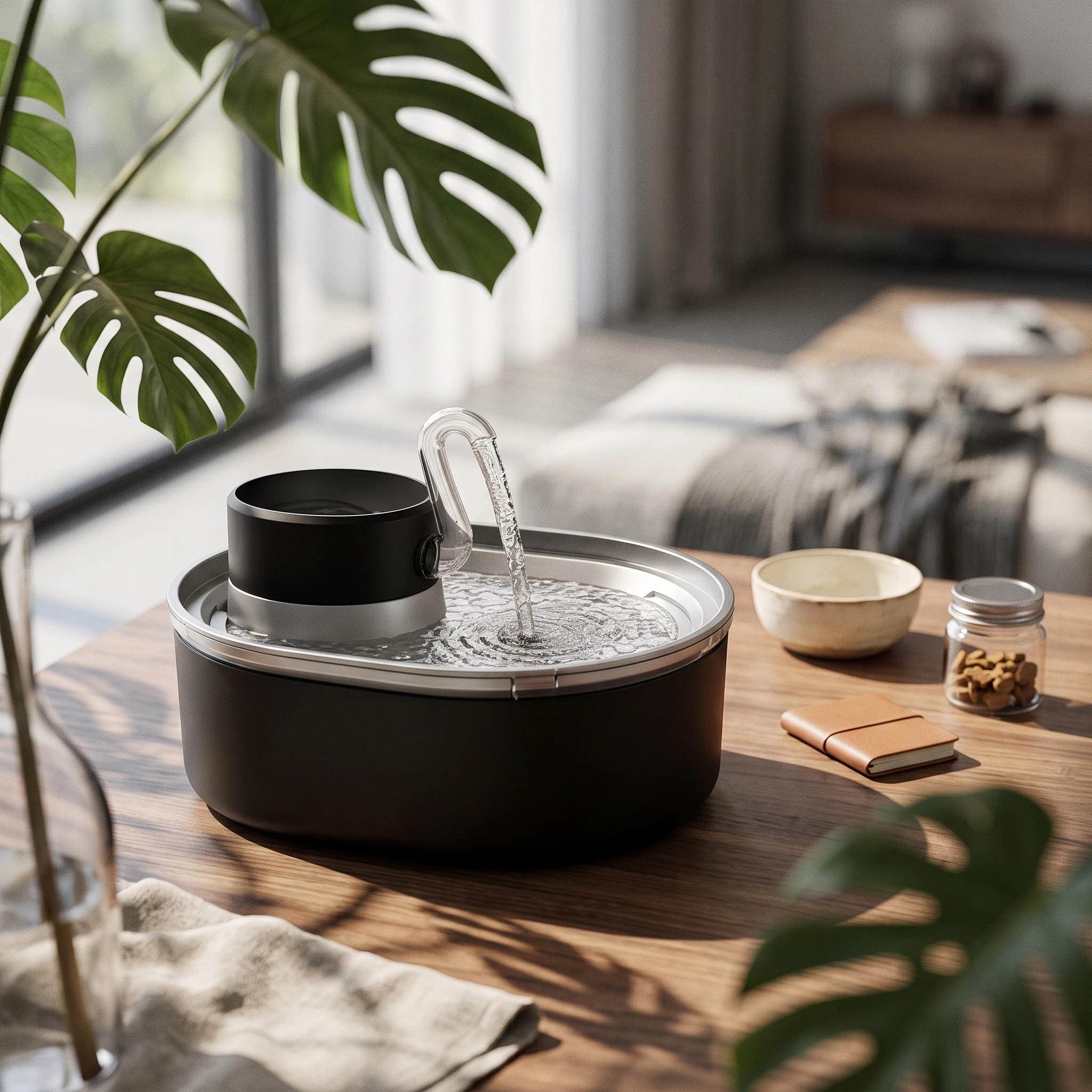 Pet Water Fountain - Fontanna dla zwierząt z wielostopniową filtracją,