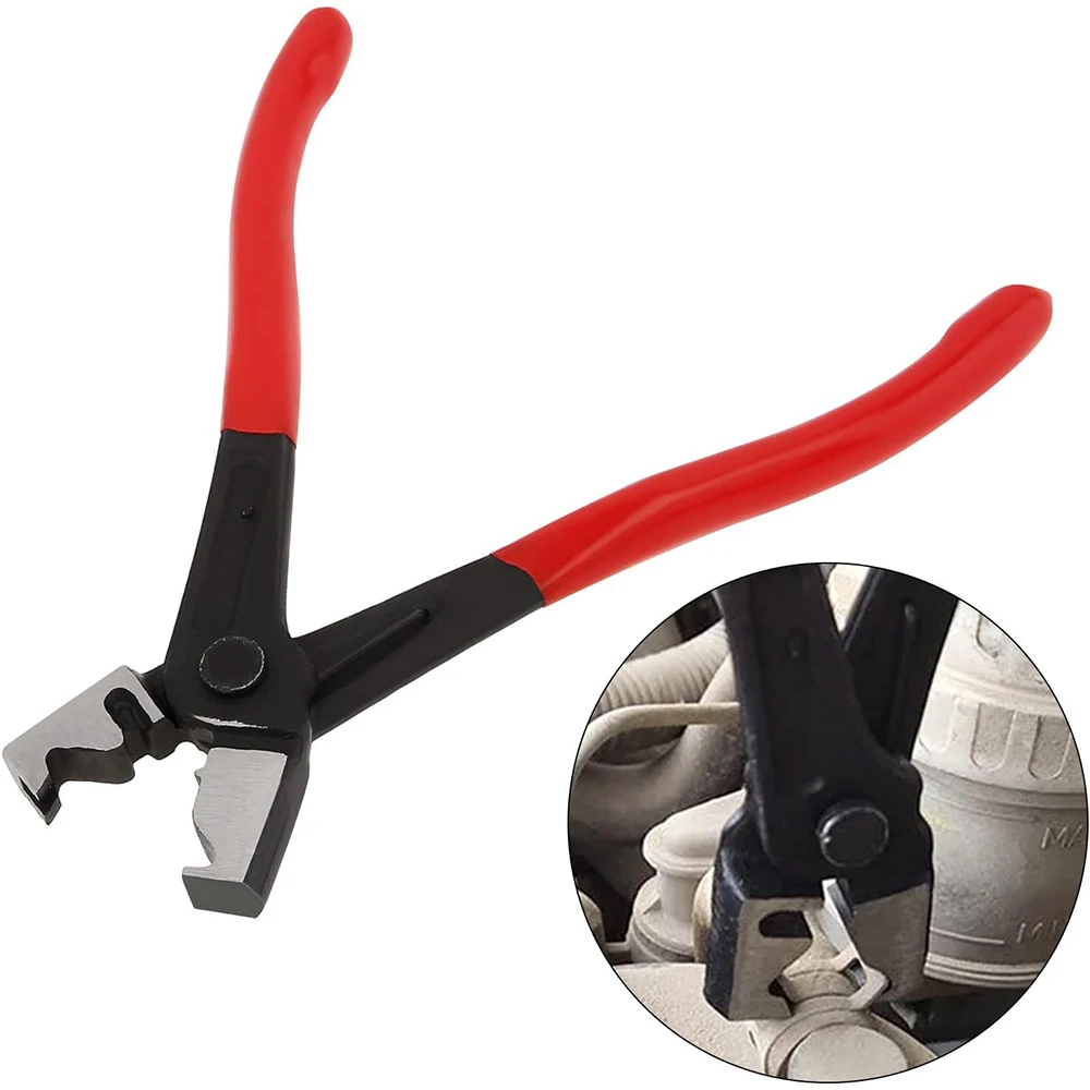 80 Stück 304 Edelstahl Crimp-Schlauchschellen Einzelohr-Schlauchschelle Stufenlose Schlauchschellen Cinches Ringe + Schlauchschelle Klemmzange – Detail 6