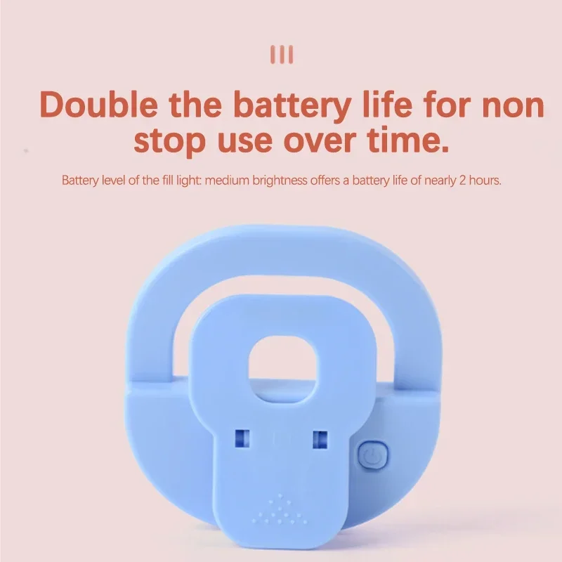 Phone Selfie Ring Light Portable Clip-On LED Fill Light for Live Streaming Selfie Photography TikTok Zoom Calls Video Conference