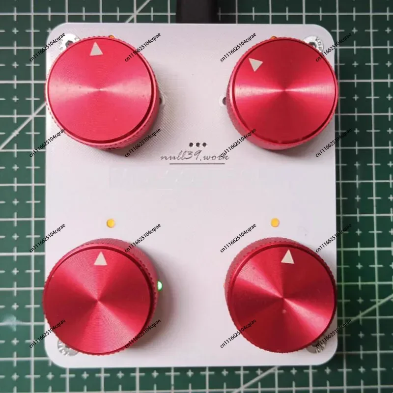 Precise Rotary Encoder for Music Production Software, 4 Knob MIDI Controller with Customizable CC Mapped USB-C Interface
