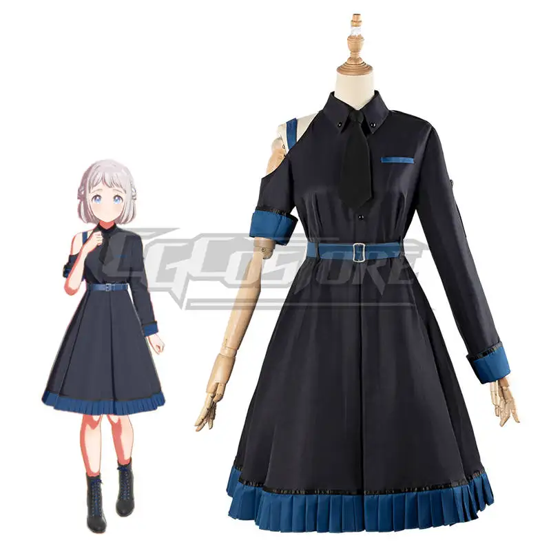 Gakuen iDOLM@STER Lilja Katsuragi Cosplay Costume Anime Dresses Christmas Halloween Free shipping CG1743WL