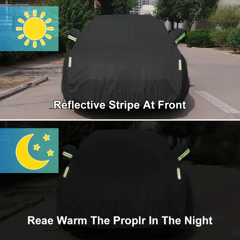Car Cover Outdoor Protection Full Exterior Snow Cover Sunshade Dustproof Protection Cover Universal For BMW X4 5