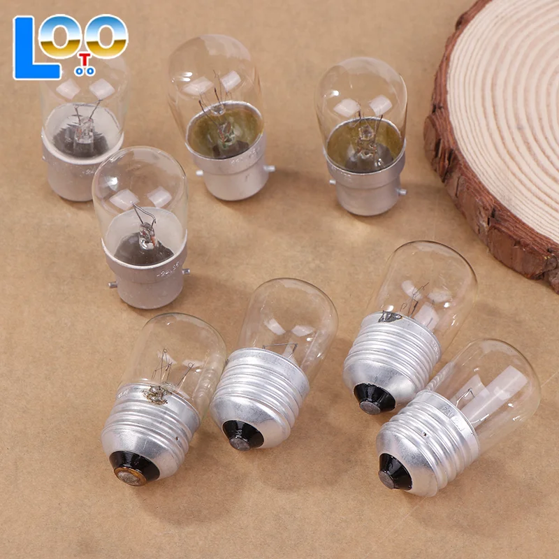 B22 حربة E27 المسمار 12 فولت/220 فولت 15 واط 25 واط LED خيوط ضوء الثلاجة لمبة مصباح COB صغير لآلة الخياطة غطاء فوق البوتاجاز لإخراج الأدخنة