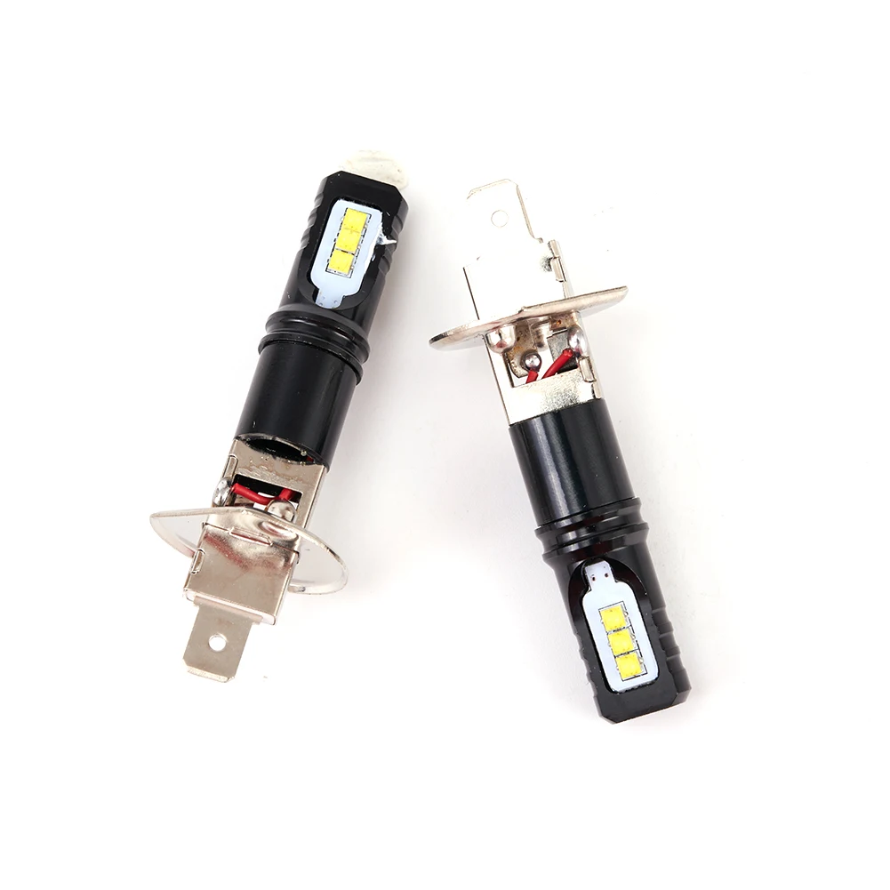 

H1 6000K Xenon White Super Bright 8000LM CSP LED Fog Light Bulbs Kit Car Daytime Running Lights Car Headlight Fog Lamp
