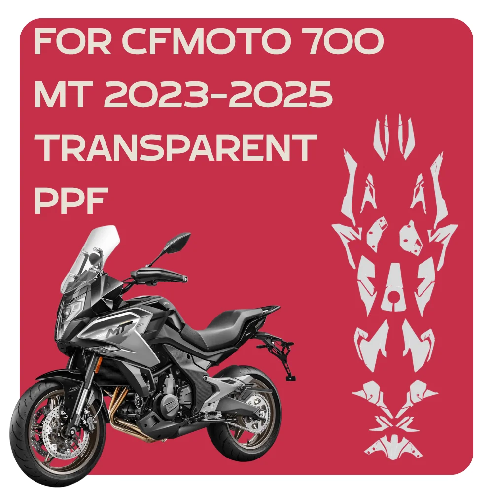 

Новинка 2023 года! Для CFMOTO 700 MT 2025 мотоциклетный комплект PPF, защитная пленка для краски из ТПУ, защита всего тела, защита от царапин, подходит для 2023-2025