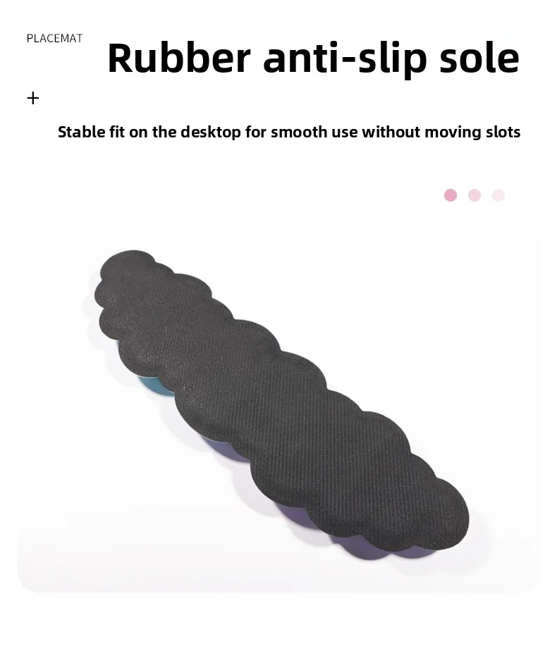 Cloud Foam Handgelenkstützen-Set Mauspad Tastaturunterlage Ergonomische Schreibtischunterlage für Büro und Gaming 9 Musteroptionen – Detail 5