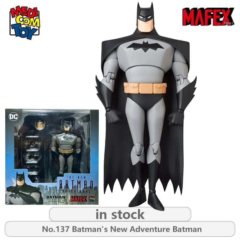 

Игрушка Medicom, оригинальная серия MAFEX No 137, Новое приключение Бэтмена, аниме, фигурка Бэтмена, модель игрушки, украшения, подарки для мальчиков