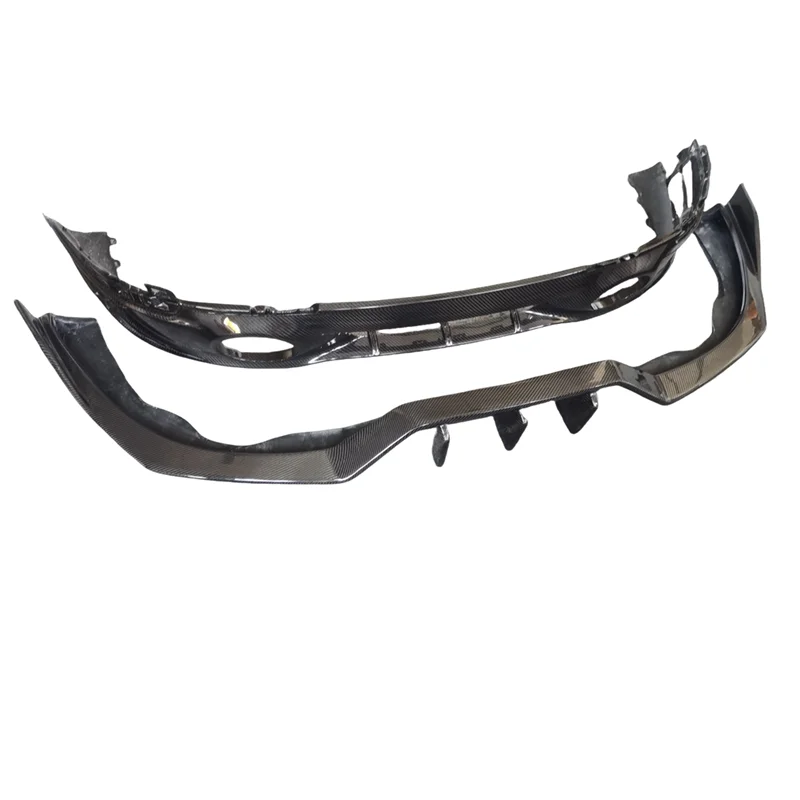 

Bright black dry carbon fiber rear bumper cover with rear diffuser for Porsche 992S Sport