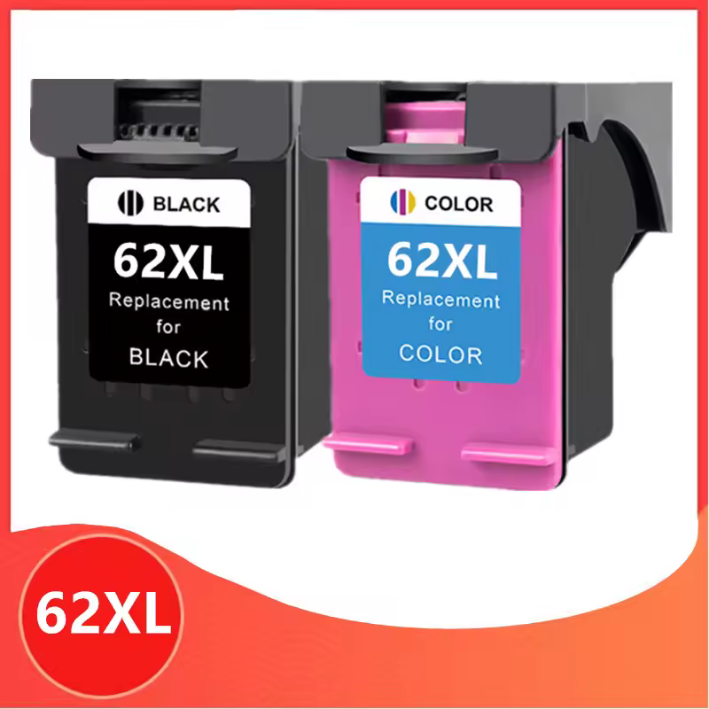 Reemplazo de cartucho de tinta Compatible para impresora HP 62XL 62 XL para HP62 Envy 5640 OfficeJet 200 5540 5740 5542 7640