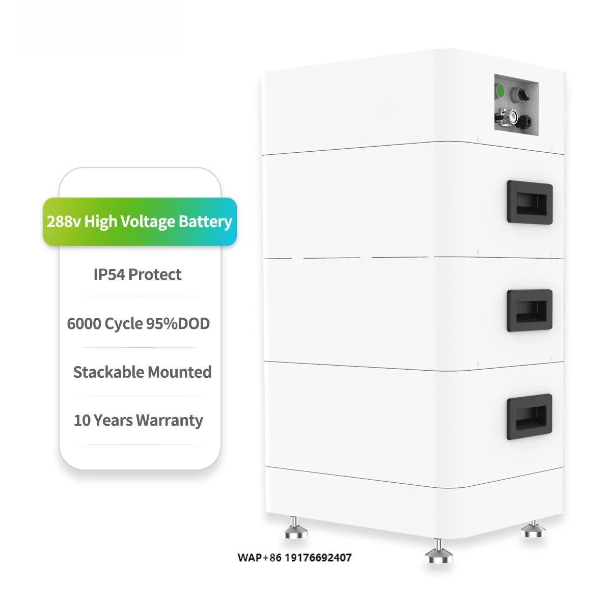 For  High Voltage Home Energy Storage Battery Tower T7 T10 T14 T21 Series with 10 Year Warranty