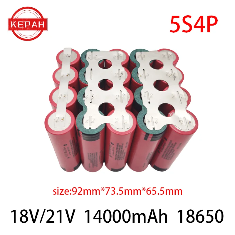 Customized NCR18650GA battery 2s1p 3s1p 4s1p 5s1p 5S2P 6s1p 3.7V-25.2V 3500mAh 30A screwdriver electric drill Li-lon battery