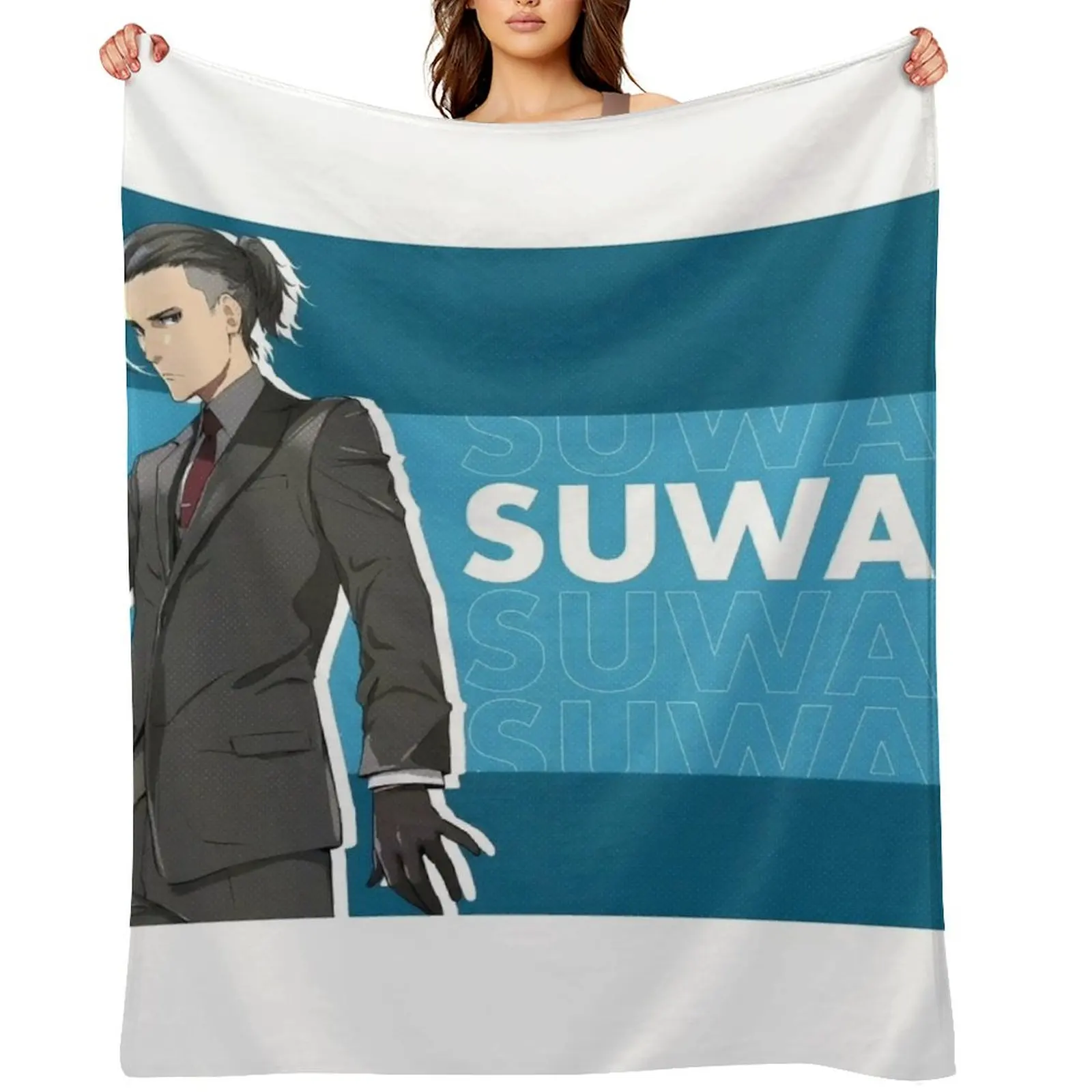 Rei buddy daddies Throw Blanket Travel manga Furry anime Blankets