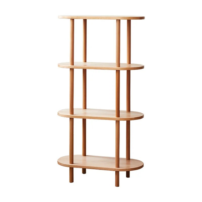 

Indoor all solid wood floor-to-ceiling flower pot rack Modern simple baffle rack Balcony multi-layer dill potted shelf
