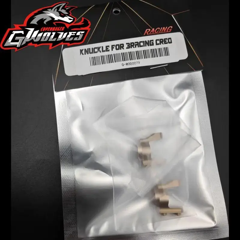 GWOLVES For 3RACING SAK-C141 2PC 7075 Aluminum Steering Knuckle Fit 3R CERO SPORT / ULTRA SAK-CS141 On-road Upgrade OP parts