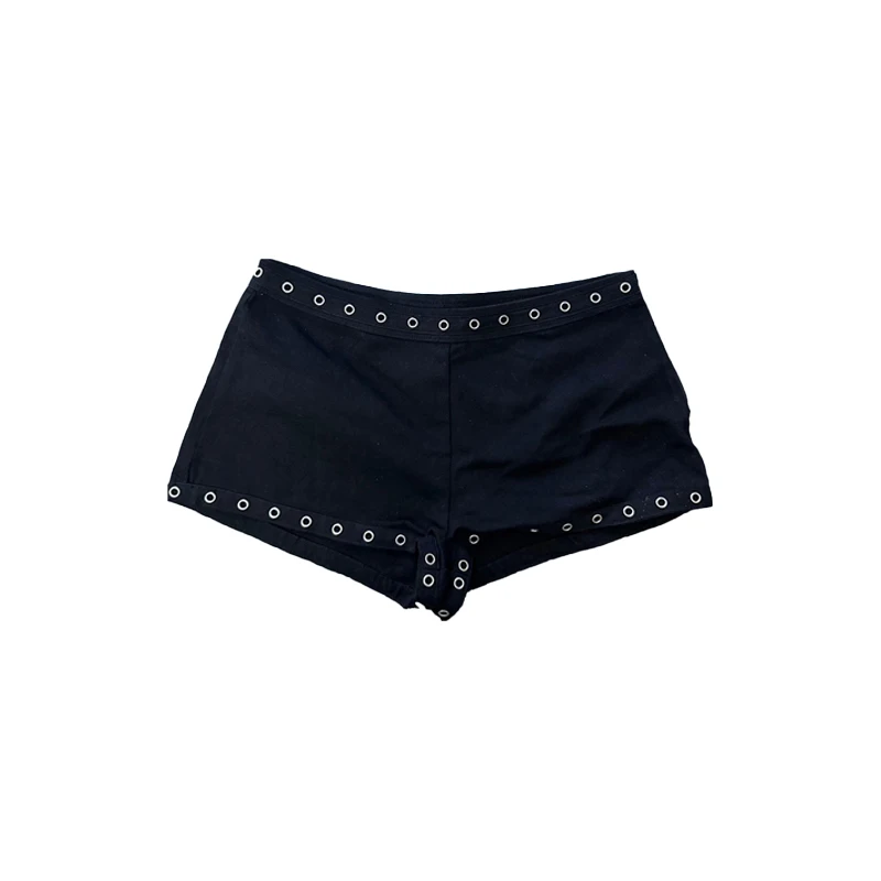 High Street Retro Pop Classic Mini Shorts Summer European and American Trendy Fashion Comfort Versatile Mini Shorts