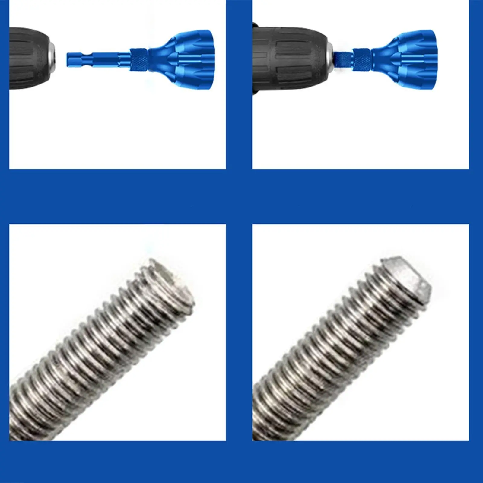 Deburring External Chamfering Tools Metal Deburring Cylindrical Chamfering Thread Trimming Screw and Bolt Trimming Drilling Tool