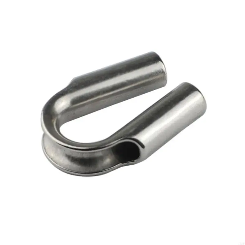 Fune metallica per anelli di protezione Elementi di fissaggio per sartiame Ditali per linea di ancoraggio Anelli in argento Morsetto per verricello Anello per filo