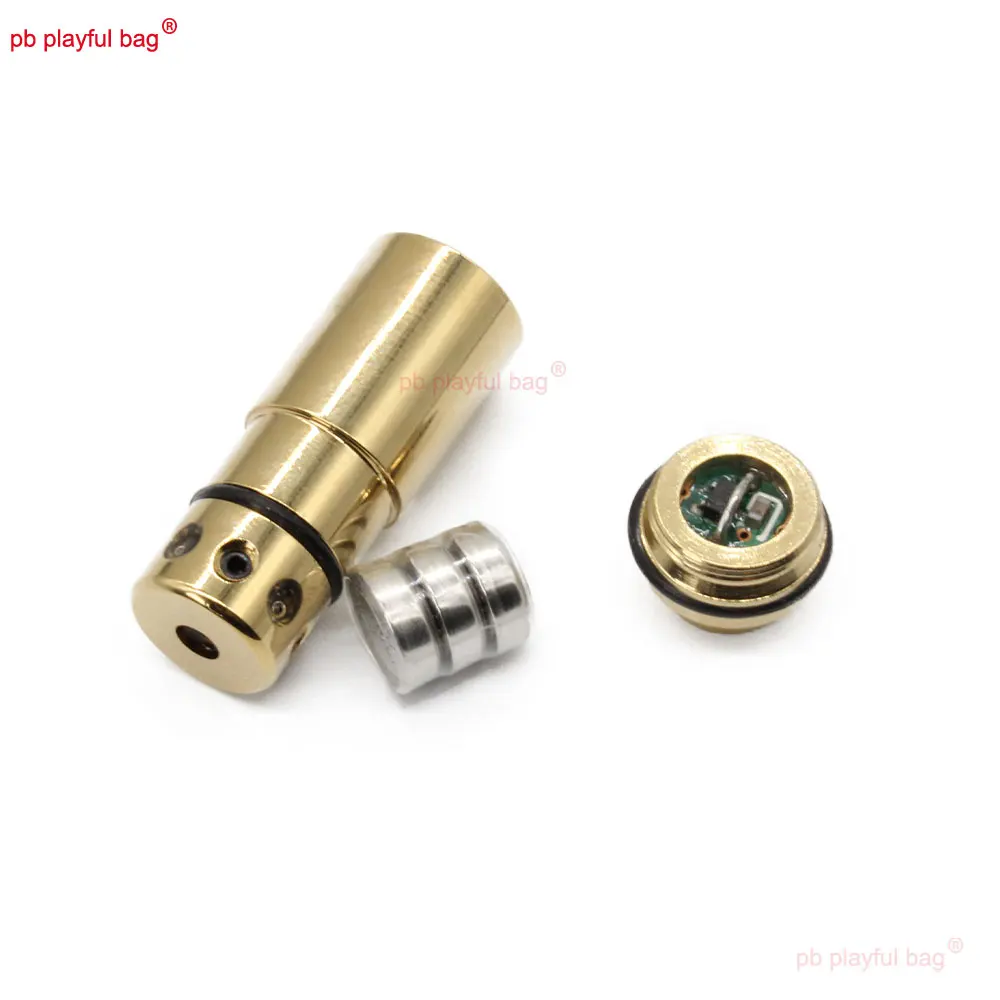 Sac de comparateur de jeu Pb, sports de plein air, viseur à point rouge, laiton, visée, entraînement, balle laser 2MW, nouvelle tête plate 9mm, accessoires de jouets QG415