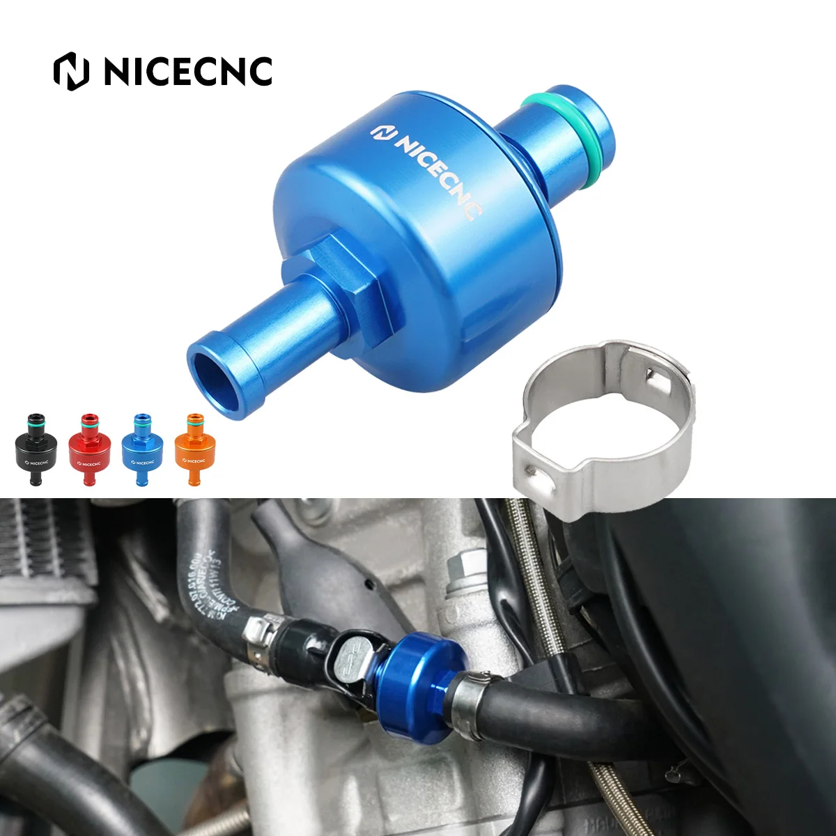 

NiceCNC For Husqvarna TE 300i TE 250i 150i 2018-2023 FE FC FX 250 350 390 450 501 570 2009-2023 Motorcycle 10 Micron Fuel Filter