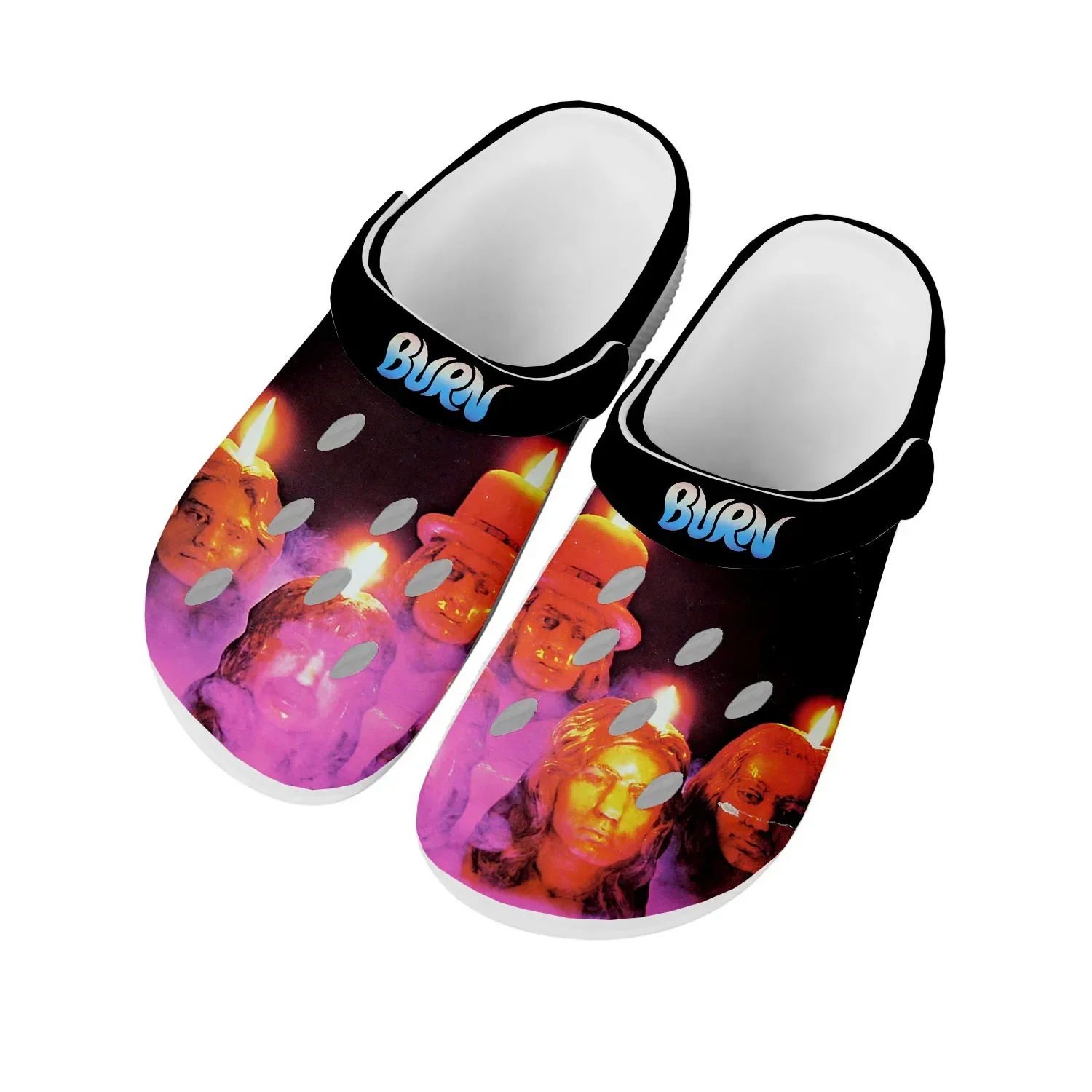 

Deep Purple Heavy Metal Rock Band Home Clogs Custom Water Shoes Mens Womens Teenager Shoes Clog Breathable Beach Hole Slippers