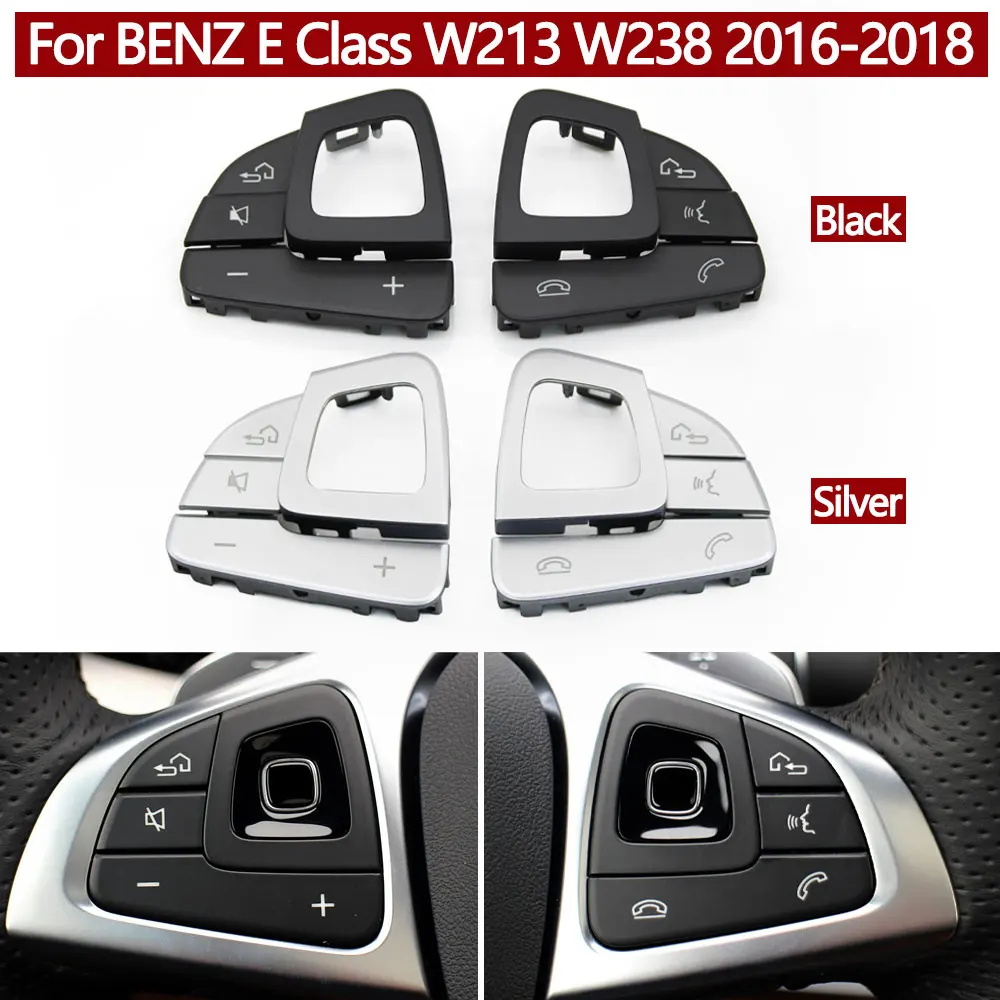 W213 W238 LHD RHD Car Multi-function Steering Wheel Control Switch Button Cover For Mercedes Benz E Class 2016-2018 0999056200