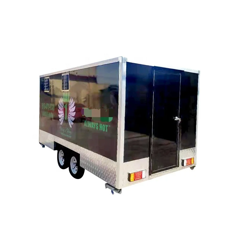 High Quality Street  Mobile Food Trailer Outdoor  Bbq And Hamburger Cart  For Sale USA With CE And COC