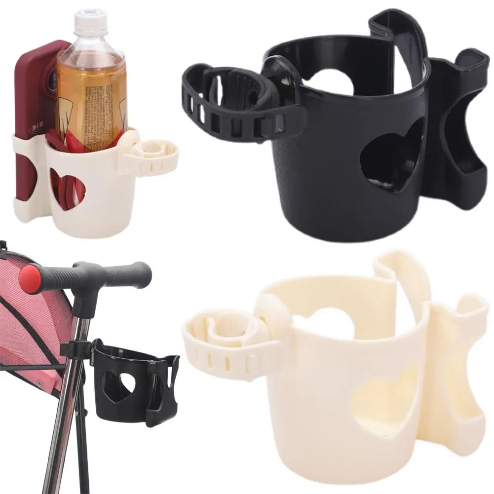 Baby Stroller Water Cup Bottle Holder Baby Stroller Accessories Multifunctional Baby Stroller Cup Holder 3-in-1 Phone Holder