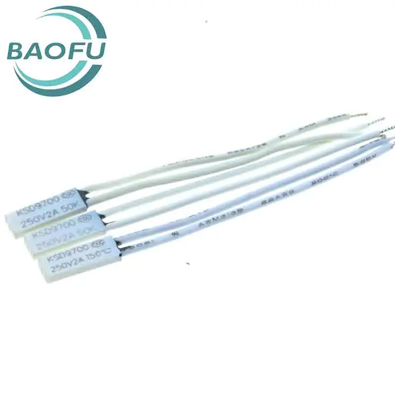 Normally closed TB02/KSD9700 small volume 2A thermal protector temperature control switch temperature controller 40~150 degrees