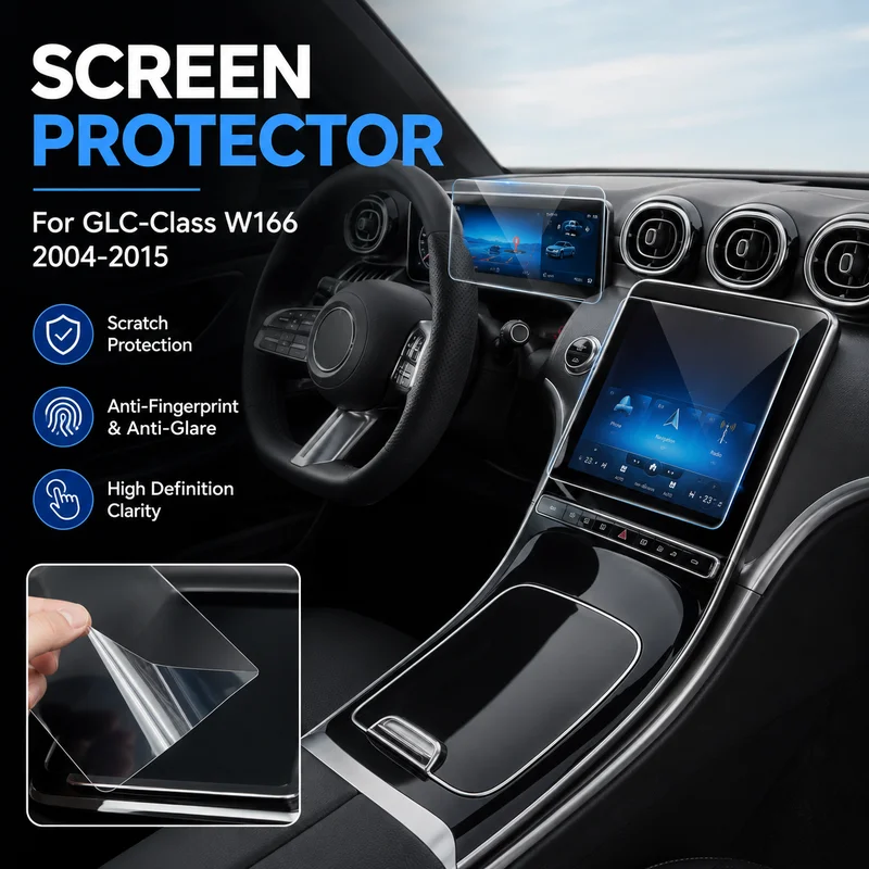 

Screen Protector for Mercedes-Benz GLC-Class W166 2004-2015 Interior Center Console Display Film Car Accessories