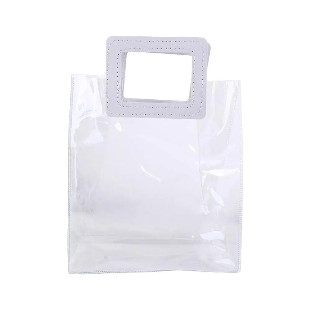 Simple Storage Bag Tote Bag Wedding Candy Bag Gift Bag PVC Transparent Bag Beach Bag Mobile Phone Bag Women Handbags Outdoor