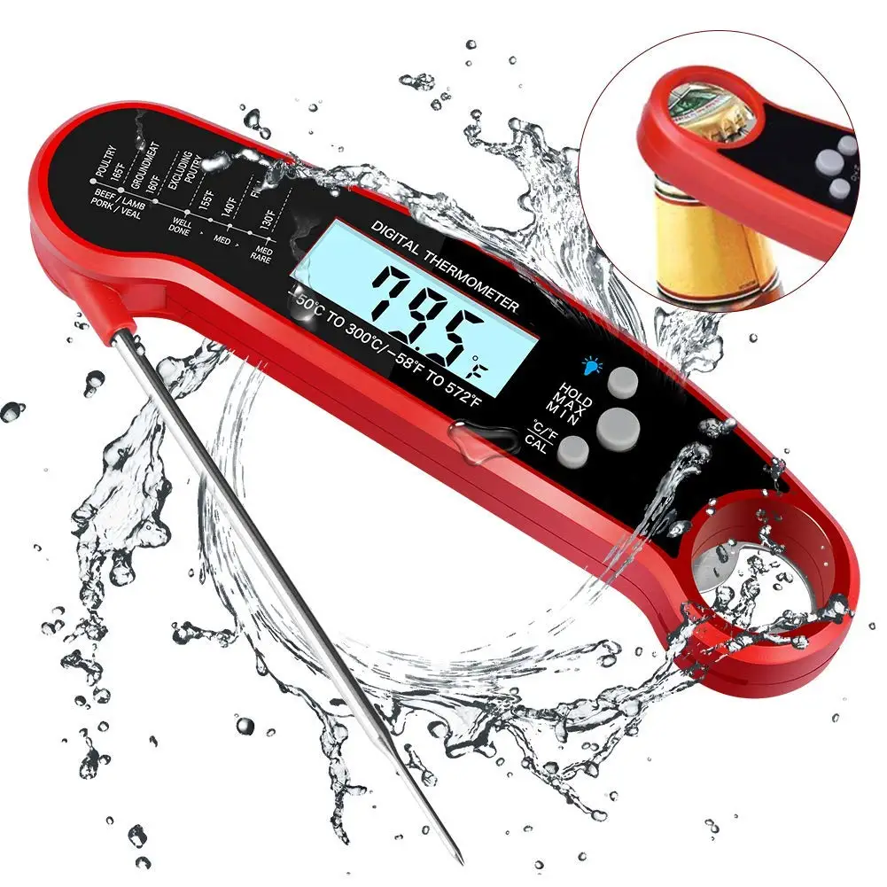 

Digital BBQ Kitchen Food Thermometer For Meat Water Milk Cooking Food Probe Electronic Oven Waterproof Thermometer Kitchen Tools