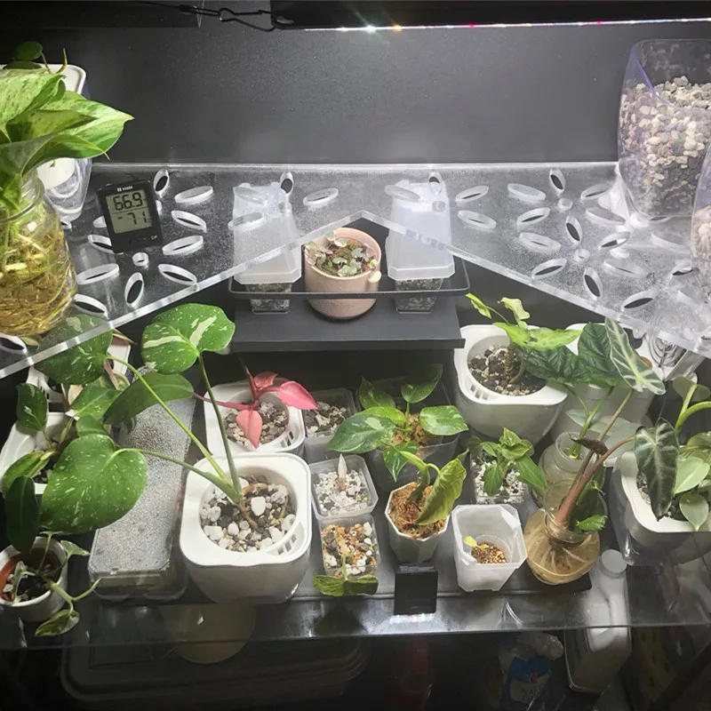 9mm Thickness Indoor Greenhouse Acrylic Shelf for Rudsta Wide Custom Greenhouse Cabinets Shelves Flowers Storage Rack Display